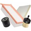 Somer Car Kit 4 Filtri Tagliando compatibile con Renault 1.5 dCi Captur Clio IV Dacia Duster Sandero II