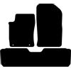 Kovvar Tappetini Auto adatti per Citroën Xsara Picasso 2004-2010 - Versione: Sistema di fissaggio: Clip (20mm) - Serie: Basic