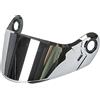 Tnarru Ronyme Lente Visiera Casco per Caschi Integrali LS2 FF370 FF394 FF325, Placcatura in argento Silver