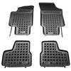 MTM Tappetini Gomma per Volkswagen Up 2011-2023 Design a Vaschetta, su Misura con Bordi Rialzati cod. 3D 5781