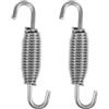 Larcele Molle per Tubo di Scarico per Moto, 2 pezzi 57mm Molle di scarico montaggio per moto in Acciaio Inox MT/TH-01