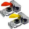 Generisch Testa della frizione rossa giallo M16 Set con valvola per trattore, trattore, aria compressa