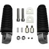 HOKUOTOLITE Pedane passeggero posteriore per Yamaha FZ1 FZ6 FZ6R FZ400 FJR1300 XJR400 XJR1200 XJR1300 XJ6, nero