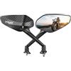 YZXOOP Retrovisore regolabili Specchietto Retrovisore Laterale Per Moto Per Yamaha TMAX530 Tmax500 Tmax560 T-MAX 560 T-MAX 530 T-MAX 500 TMAX 530 500 560 Specchietti laterali moto(Colore 5)