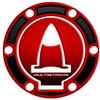 AZgraphishop PROTEZIONE TAPPO BENZINA IN RESINA 3D COMPATIBILE CON DUCATI MULTISTRADA 1200/950 GP-309(M) (Red)