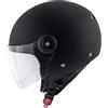Kappa KV40 HAWAII BASIC Casco demi-jet in materiale termoplastico (nero opaco, 54)