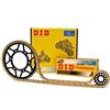 D.I.D Chains Did VX2 G & B Set catena per Kawasaki Z 750, anno di fabbricazione 2004 - 2012, catena aperta con chiusura a rivetto
