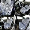 Generic Set di Coprisedili di Lusso con Motivo Zebrato 12 Pezzi, Facili Pulire e Alla Moda, Adatti per gli Interni della Maggior Parte dei Veicoli, per gli Appassionati di Auto