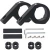 Sewokon 2 Pezzi Staffa di Montaggio Fari LED Universale, staffe di montaggio barra luminosa morsetto, staffa a morsetto per auto, staffe faretti moto, per Veicoli Auto Camion Moto Barca.
