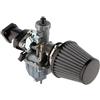 HTUHBCX Carburatori Per Predator 212cc 196cc Per CT200U KT196 GX160 GX200 6.5hp VM22 Go Kart Bike Carburatore Clone Motore Filtro Aria Carburatore Motore(BLACK SET)