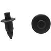 A ABSOPRO Clip Rivetti 6.5mm Fermaglio paraurti No.6682401G00 in Plastica Nera per Nissan (Set di 10)