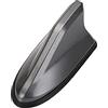 GOZAR Antenne di Segnale Radio con Antenna A Pinna di Squalo in Stile Tetto in Plastica ABS Universale Compatibile con La Maggior Parte delle Auto - Grigio