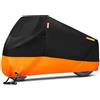 BHGMGEBLV Telo Coprimoto Resistente a Acqua Per Morbidelli Per T1002VX 2025 Telo Coprimoto Impermeabile Per Scooter Da Esterno Protezione UV Copertura Antipolvere Telo Copri Moto(Orange,4XL)
