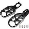 ATPONCX Poggiapiedi del Pedale del Motociclo 2024 2025 Pedane for moto Poggiapiedi/Adatto for KTM SX SXF XC XCF EXC EXCF for Husqvarna TX FX TC FC TE FE 125 250 300 350 450 500(Black)