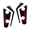 BLACK DOVES GRAPHICS Adesivi 3D Protezioni Parafango Anteriore Compatibili con Moto Triumph Speed Triple 1050 fino al 2013