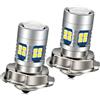 Ruiandsion 2 pezzi P26S Lampadina a LED bianca 6000K DC 6V 12V 24V Super Bright 3030 22SMD Chipsets Lampadina a LED per moto Moto Faro