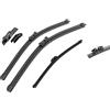 WYRZXF Balai tergicristallo per Ford Ecosport MK2 II 2017-2021 55,9 cm + 40,6 cm + 27,9 cm di tergicristallo anteriore e posteriore, Tergicristalli posteriori, Guarnizione Tergicristallo