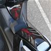 labelbike - Adesivi 3D Moto Scooter Sportello Serbatoio e Pedana Protezione e Decorazione in Resina compatibile con Yamaha Tmax 500 2008-2011