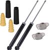 ATEC Germany 2x ammortizzatore a gas a doppio tubo, incluso cuscinetto e | Compatibile con: VW TOURAN, TOURAN