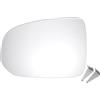 INFINAUTO Specchio Retrovisore Sinistro Per Volvo XC60 2017-2022 1pc | Vetro Reale, Bianco, Convesso, 20cm, 2 Pin, Regolazione Elettrica, Con Piastra Di Supporto, Non Oscuramento Automatico, 1 Pz