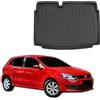 J&J AUTOMOTIVE SCOUTT Vasca Bagagliaio per Volkswagen Polo 5 6R 3/5-Porte Berlina 2009-2017 Piano Inferiore, in TPE su Misura, Proteggi Baule con Bordo Alto 4 cm, Antiscivolo, Inodore