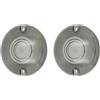 HDBUBALUS Copriobiettivo per Indicatori di Direzione Affumicato per Moto Da 3 1/4 per Harley Touring Electra Glide Road King