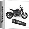 MOTOTOPGUN mivv scarico completo racing nocat x-m5 inox nero coppa carbonio compatibile con triumph trident 660 2023 2024 mototopgun