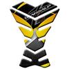 IRIDEA DESIGN PARASERBATOIO ADESIVO RESINA GIALLO COMPATIBILE CON HONDA TRANSALP XL 700 V 2008-2013