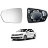 Polcar Vetro Specchietto per VW Polo dal 2017,Audi A1,Oem : 2G0857521B,2G0857522C, Riscaldabile, Esterno (SINISTRO)