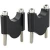 QNDRZHGDT Riser manubrio moto Riser Per Manubrio Moto Da 22 Mm, Attacco Fat Mount Da 7/8 Per B&M&W R1200R F800ST F700GS F650G F650CS G650GS R1100GS R1150GS R850GS