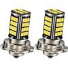 Ruiandsion 2pcs P26S LED Lampadina motociclo Moto Faro DC 6V Super Bright 3030 56SMD Chipset 6000 K Bianco