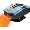 Yulokdwi Riscaldatore Auto Portatile,Asciugatore Riscaldamento Elettrico - Dispositivo Elettrico Sbrinatore 12V Rotazione 360 Gradi per Riscaldamento Rapido per Auto Camion Veicoli