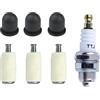 Gubeter Filtro Carburante Primer Lampadina Pulsante Candela Kit, Per Kawasaki Td18 Td24 Trimmer Parte Motore, /