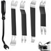 Dulynva 5 Pezzi Kit Smontaggio Pannelli Auto Utensili Strumenti di Leva per la Rimozione dei Rivestimenti Interni dell'Auto per Rimozione Riparazioni Auto Pannelli Porta, Radio e Cruscotto