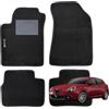 W-Parts SERIE 4 TAPPETI - TAPPETINI IN MOQUETTE NERI PER GIULIETTA DAL 2010 AL 2014