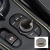 KUNGKIC Multimedia Manopola Cover Compatibile con Mini Cooper F54 F55 F56 F57 F60 Countryman Clubman, Auto Interni Multi Media Tasti Sound Cover Trim Modanatura (5 Pulsanti)