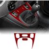 KUNGKIC Copertura del pannello di controllo della trasmissione in fibra di carbone per Fiat Panda 169 319 2013-2020 2021 2022 2023 2024 2025 Pannello di commutazione del cambio Pannello interno