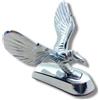 Yecnecty Emblema 3D Aquila Auto Copertura anteriore per auto Adesivo per ornamento del cofano cromato Distintivo per cofano Decorazione per moto Accessori per lo styling