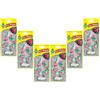 Arbre Magique Mono, Profumatore Auto, Fragranza Jungle Fever, Durata Fino a 7 Settimane, Made in Italy, Confezione da 6 Pezzi