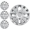 W-Parts SERIE 4 BORCHIE - 4 COPRICERCHI COPPE RUOTA 15 PER RENAULT MODUS 04->