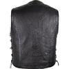 MDM, Gilet in pelle, da motociclismo, in vera pelle bovina