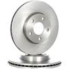 RIDEX 82B0105 2x Disco freno Anteriore senza viti/bulloni Compatibilità con FORD Fiesta Mk5 Hatchback JH1, JD1, JH3, JD3