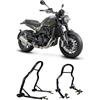 WinNet Coppia di cavalletti alzamoto alza moto per alzare sollevare la ruota gomma anteriore e posteriore del della BENELLI LEONCINO 125 250 500 800