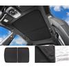 CWMMKL Parasole per tetto auto per Smart #3 Smart 3 2023 2024 2025, parasole per tetto apribile in vetro per finestrini, parasole in vetro UV, tende per lucernari, rete nera