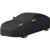JPDEDIAN Telo Antigrandine per Auto per Jeep Renegade 2014-2024 Copri Auto Antigelo per Esterno, Ispessimento a 5 strati, con Strisce Riflettenti (Nero)