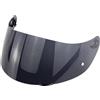 Shkalacar Casco di Protezione Eolica della Moto Sostituzione Visor per AGV K1 K3SV K5, Sostituzione di Sostituzione Visor Integralhelm Schutzbar (Nero)