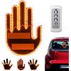 Ukisisi Mano luminosa auto,Luce Da Dito Dell'auto Con Telecomando,Luce for Gesti Della Mano for Auto,Divertente Auto Finger Light,luce PerGestiDelle Mani Per Auto,gesto Macchina Luce,Accessori Auto Divertenti