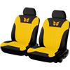 YOUCAI Coprisedili Auto per 1 Posto/2 Posti/5 Posti, Copri-Sedile per Anteriori E Posteriori Copri Poggiatesta per Sedili Anteriori Auto Coprisedile per Auto Coprisedile Universale Giallo 2 Posti