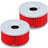 OwlKay Moto Filtro Olio for SUZUKI DR350 DR 350 OFF ROAD DR350 S DR350S DR350SE DR350 SE DR 350 SE DR400 DR 400 DR400S DR400 S (Color : 2PC)