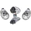 EASYSHOP24H Set 2 Faro Fanale Proiettore Anteriori Compatibili per New Beetle 1998-2004 H1/H1 Destro e Sinistro Predisposti per Regolazione Elettrica